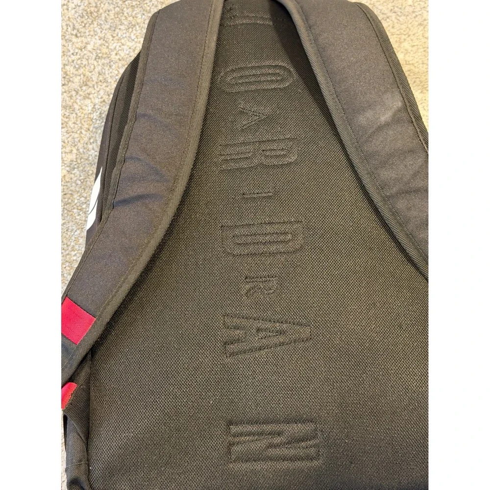 Jordan Backpack Unisex Black Red Jumpman Logo School Sports Travel Bag *